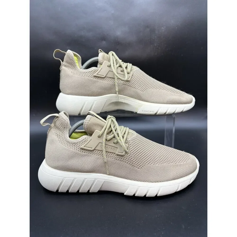 CU4TRO Four Stunner Gray Knit Sung Training Running Shoes Gym Sneakers Men’s 10